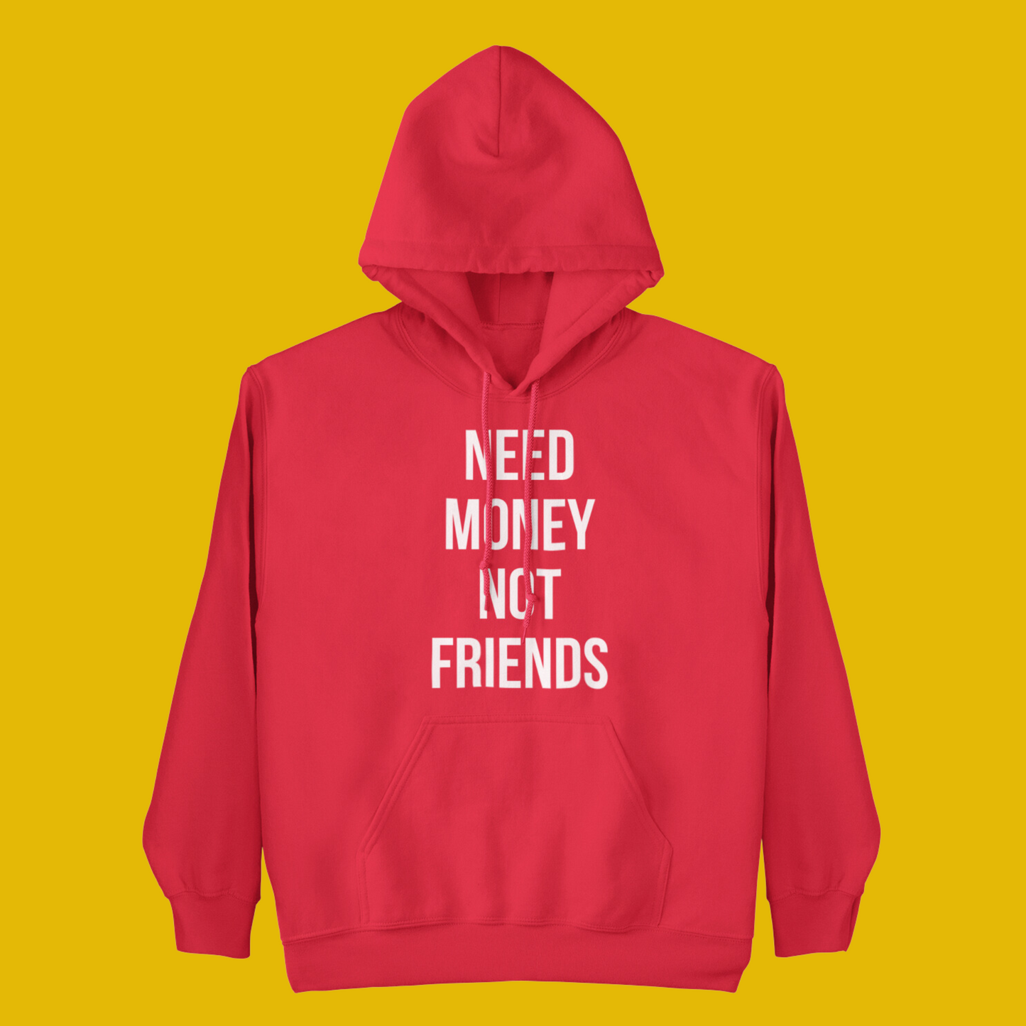 NEED MONEY NOT FRIENDS HOODIE