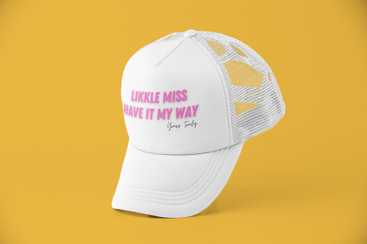 LIKKLE MISS TRUCKER HAT